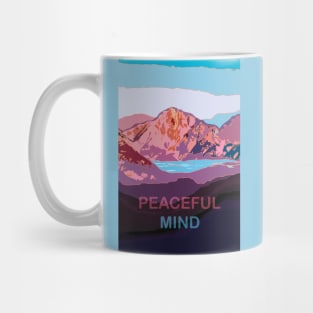 Peaceful Mind - Mountains - Nature Mug